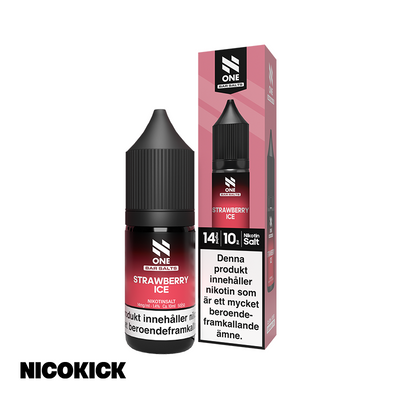 N One Salt - Strawberry Ice (10ml E-juice)