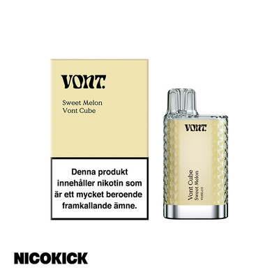 Vont Cube Engångs Vape - Sweet Melon