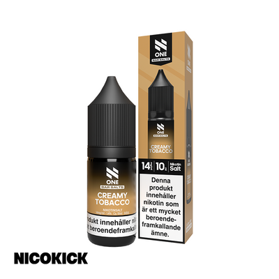 N One Salt - Creamy Tobacco (10ml E-juice)