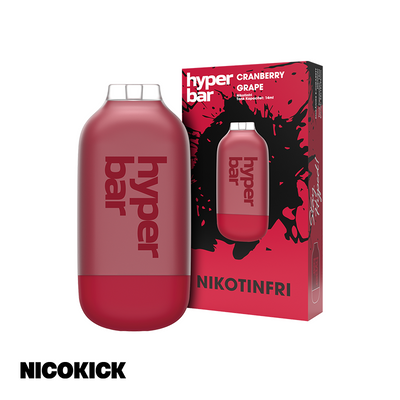 Hyper Bar Zero Engångs Vape - Cranberry Grape