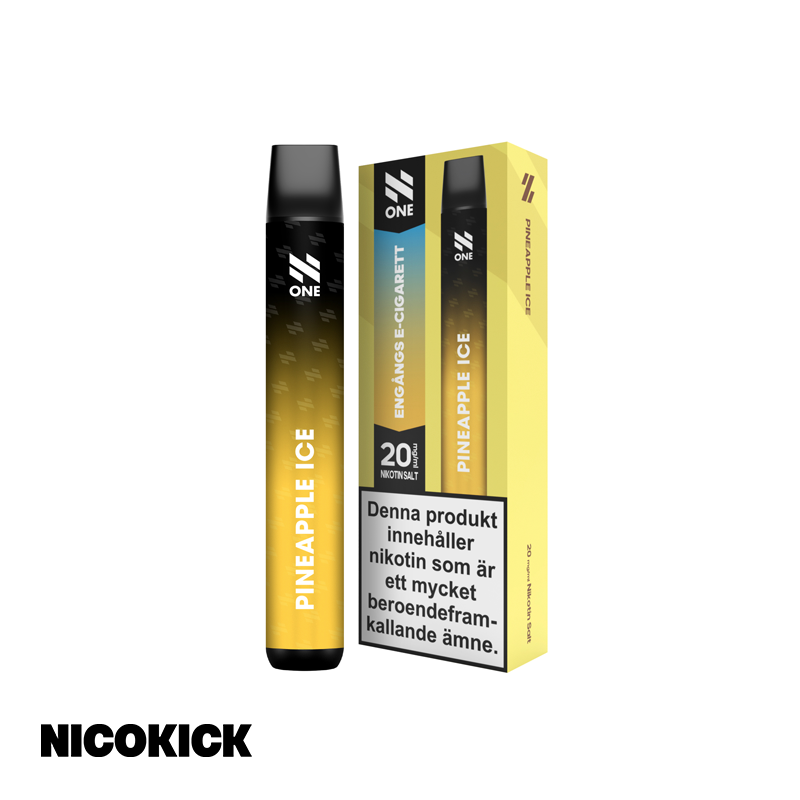 N One Engångs Vape - Pineapple Ice