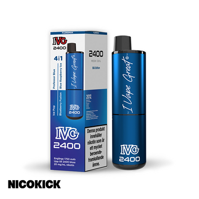IVG 2400 4in1 Engångs Vape - Blue Edition