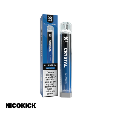 N One Crystal Engångs Vape - Blueberry
