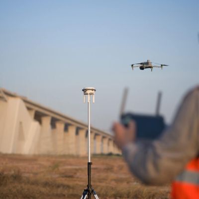 DJI D-RTK 3 Survey Pole and Tripod