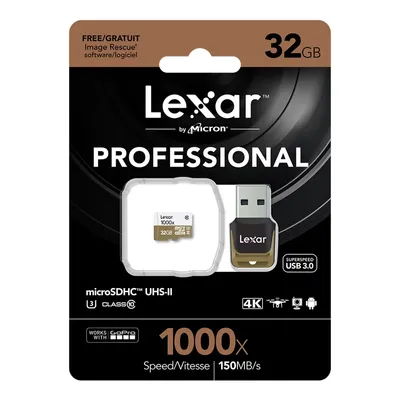 Lexar MicroSD 1000x 32GB