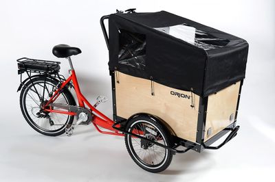 Regnkapell, lådcykel Orion City