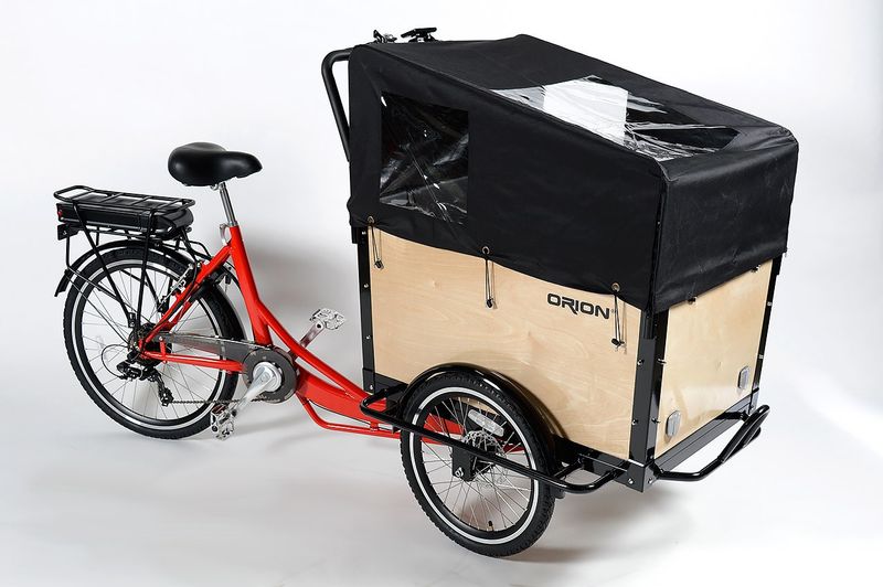 Regnkapell, lådcykel Orion City