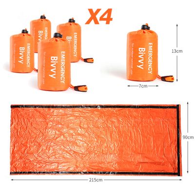 4-pack Bivvy nödfilt sovsäck