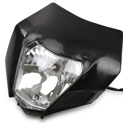 Framlampa / Ljuskåpa E-Märkt, Enduro / Cross, Moped - KTM Replika - Svart