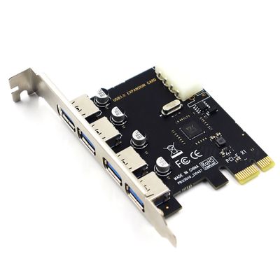 PCI-E USB 3.0 4-port expansion card