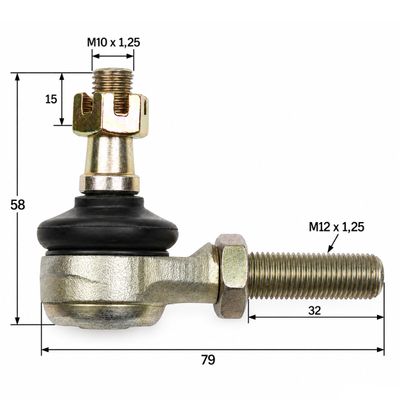 Spindelled  M12 / M10 - ATV / Fyrhjuling (2-pack)