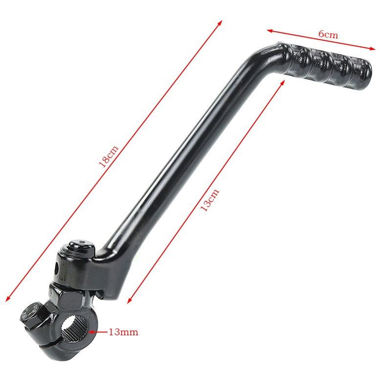 Kick Dirtbike/Fiddy 180mm - Ø13mm, Svart