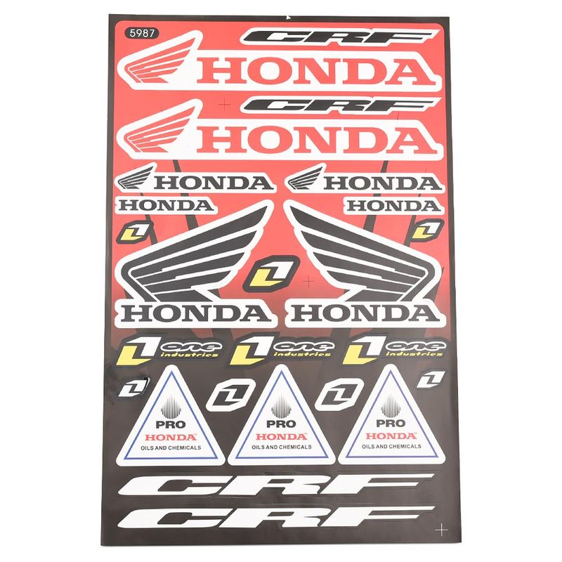 Stickers Sheet - Honda, ONE Industries