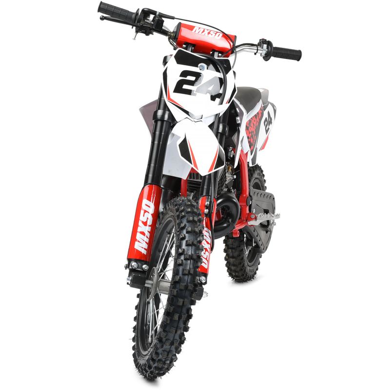 Dirtbike MX50 2-takt 14/12 - Röd