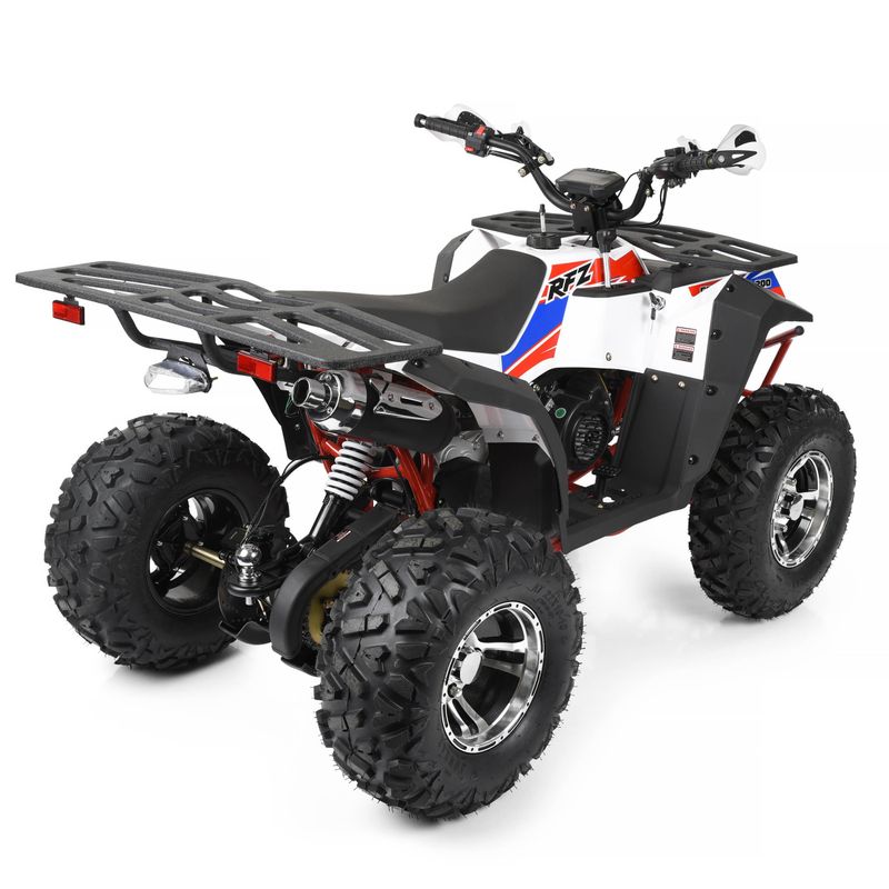 ATV 200cc Arbetsfyrhjuling 4x2 CVT 4-takt, Aluminiumfälgar