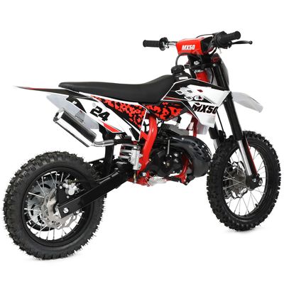 Dirtbike MX50 2-takt 14/12 - Röd