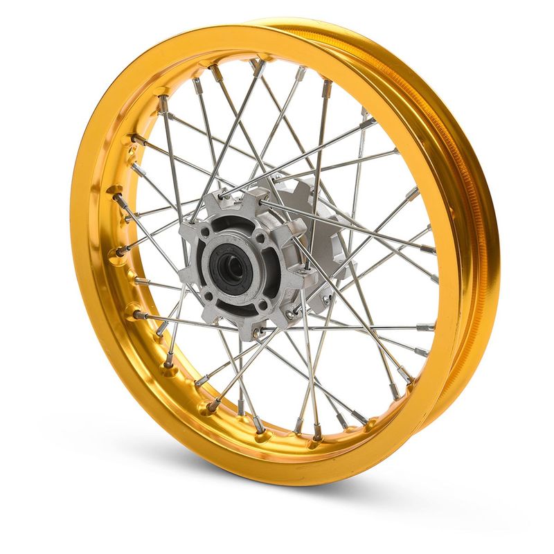 Framfälg PRO 1.85x12  Dirtbike / Fiddy - Guld