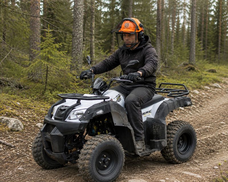 ATV Arbetsfyrhjuling Shineray 250cc, 4x2 4-takt - Vit