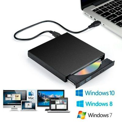 USB 2.0 External DVD optical drive (Black)