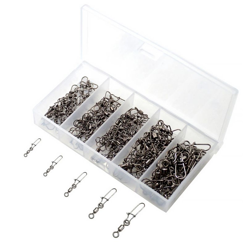 100pcs Snap swivels box