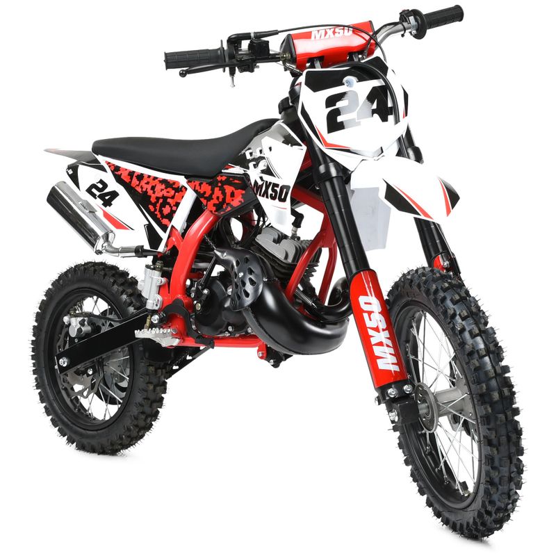 Dirtbike MX50 2-takt 14/12 - Röd