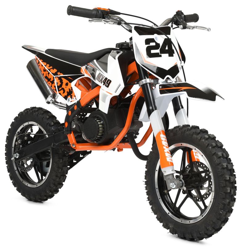 Dirt bike 49cc / barncross 2-takt 10/10 - Orange