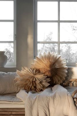 Athena julstjärna 50 beige