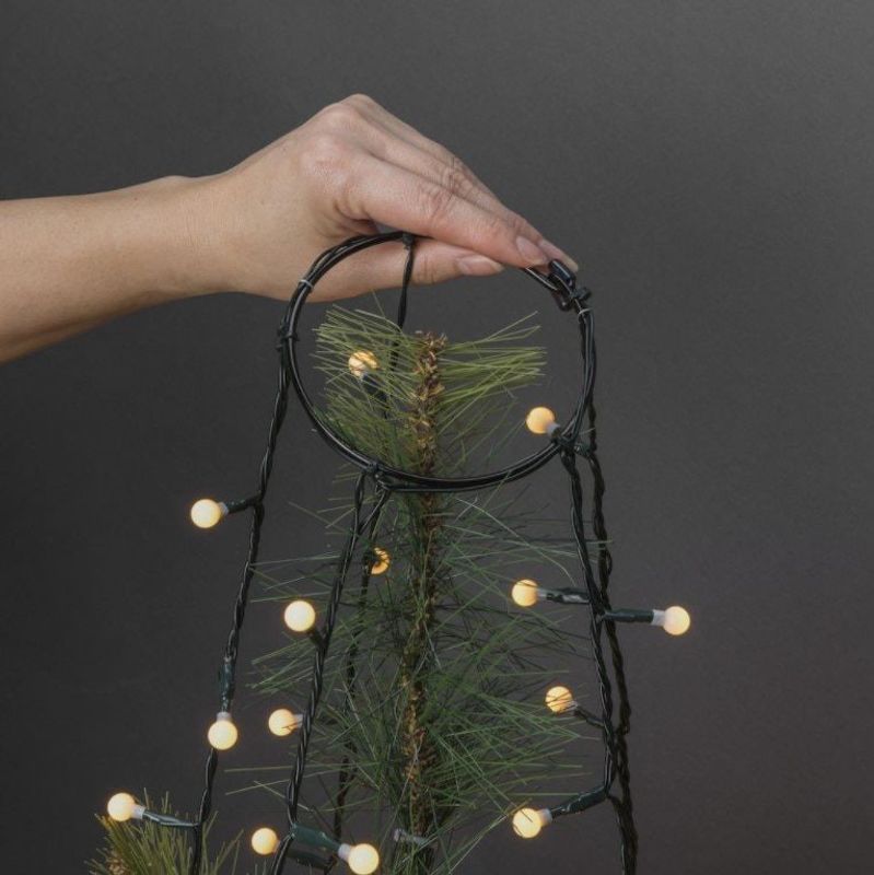 Julgransslinga 200lj LED cherry