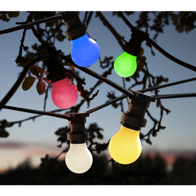 Normallampa LED E27 utomhus blå