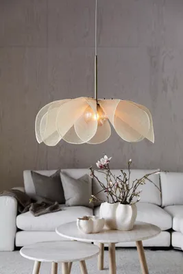 Styrka taklampor beige