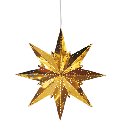 Mini julstjärna 25 mässing