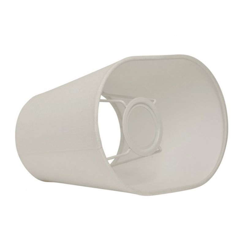 Basic oval skärmar vit