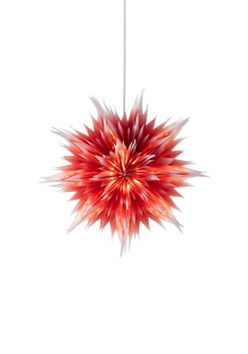 Roxy ombre julstjärnor mörkröd