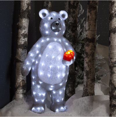 Crystalo utomhusdekoration björn