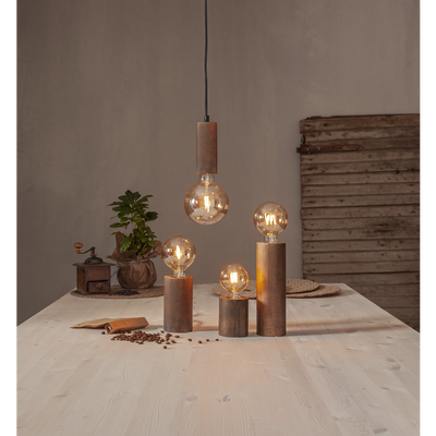 Glob LED E27 80mm plain amber