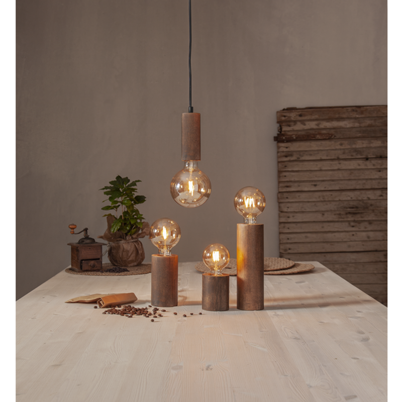 Glob LED E27 80mm plain amber