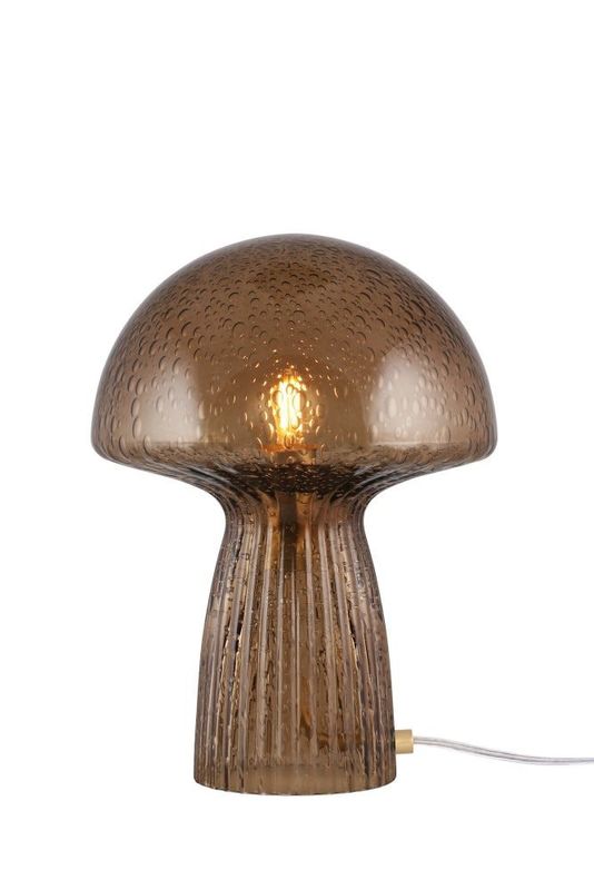 Fungo bordslampa brun