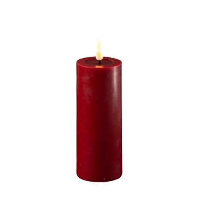 Real Flame blockljus 12,5 bordeaux
