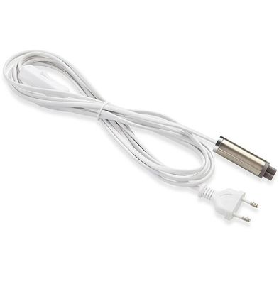 EXPAND startkabel 3,5m väggkontakt+brytare stål