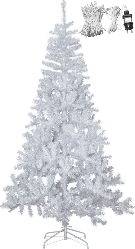 Alvik julgran med LED 210 vit