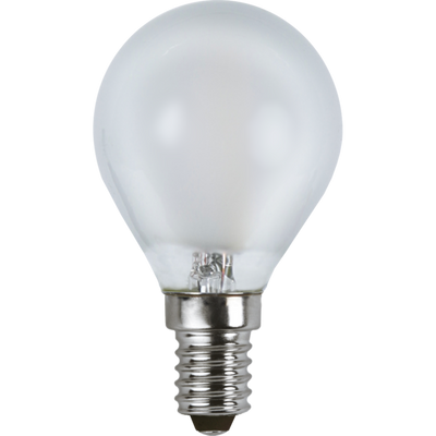 Klotlampa LED E14 1,5W frostad