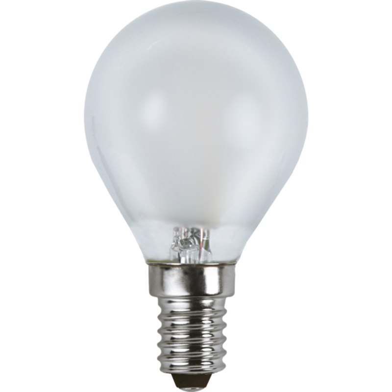 Klotlampa LED E14 1,5W frostad