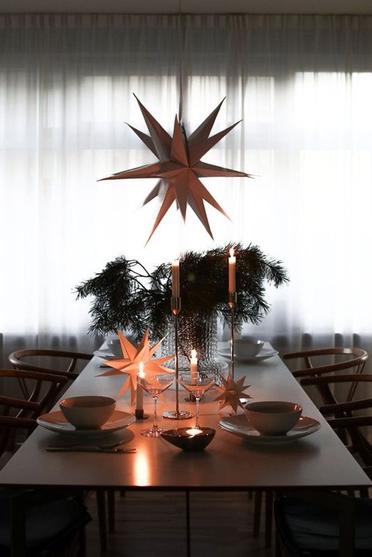 Sputnik julstjärna 60 vit