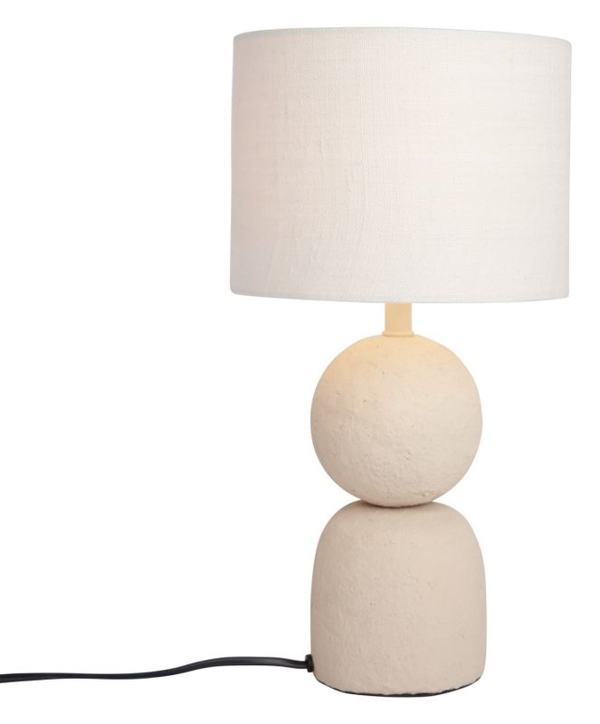 Cia bordslampa nude/vit