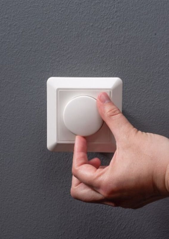 Väggdimmer LED roterande 100W
