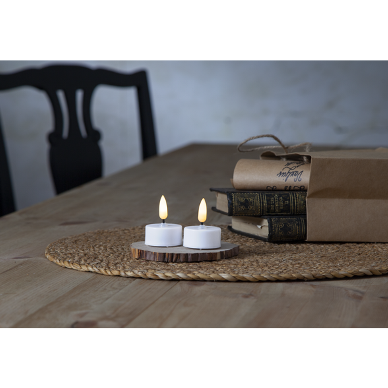 Flamme värmeljus LED 2-pack