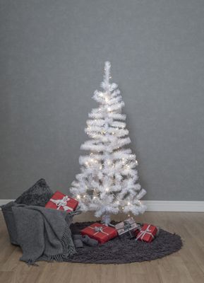 Alvik julgran med LED 150 vit