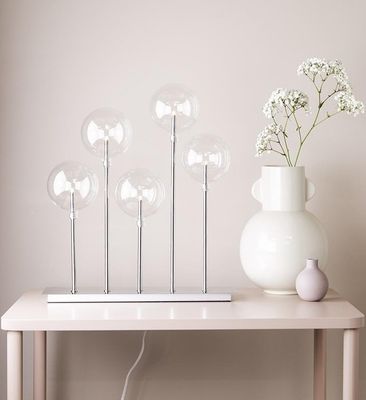 Mäster bordslampa 5lj krom