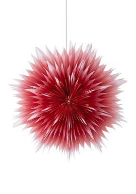 Roxy ombre julstjärnor mörkröd