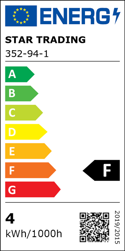 Toppförspeglad E27 LED 4W silver